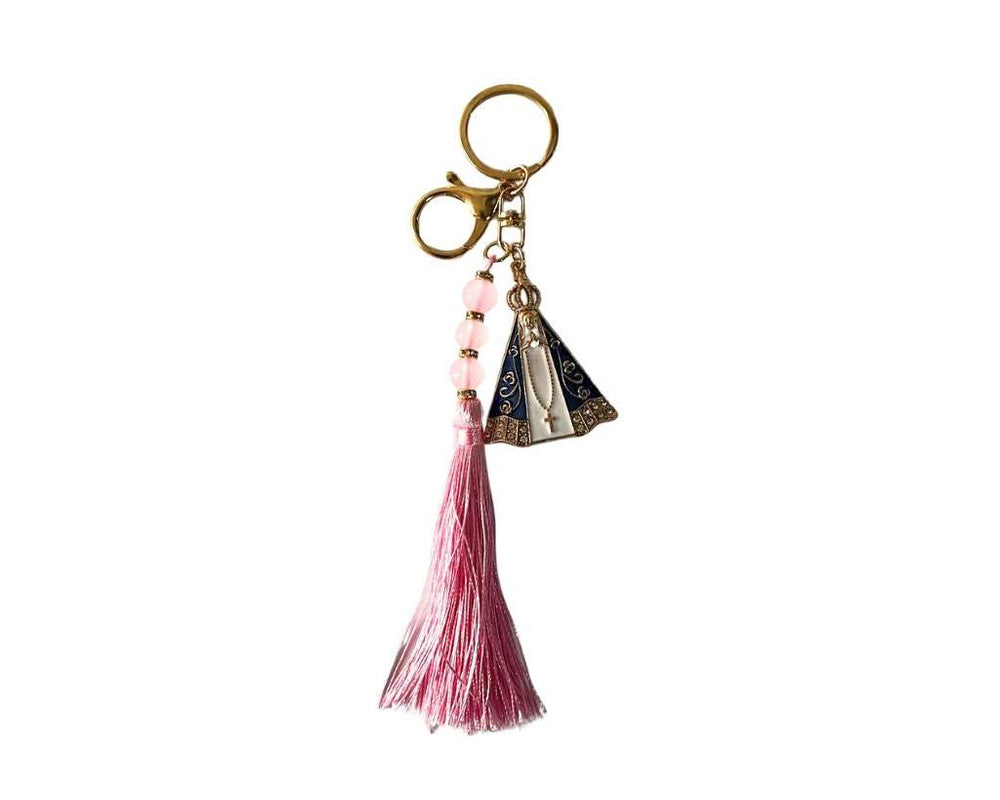 GOLDEN KEYCHAIN O.LADY APPARITIONS  PINK  – Set of 12 – 12