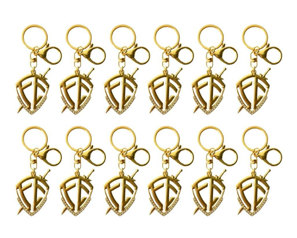 GOLDEN KEYCHAIN (FAITH/ FE) – Set of 12