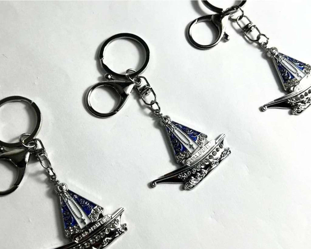 SILVER STAINLESS STEEL BOAT O.LADY APPARITIONS  – Set of 12