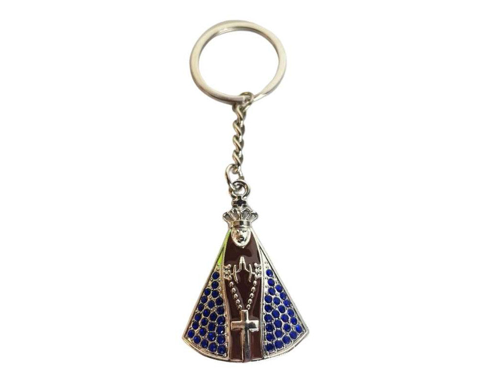 SILVER KEYCHAIN O.LADY APPARITIONS  – Set of  12