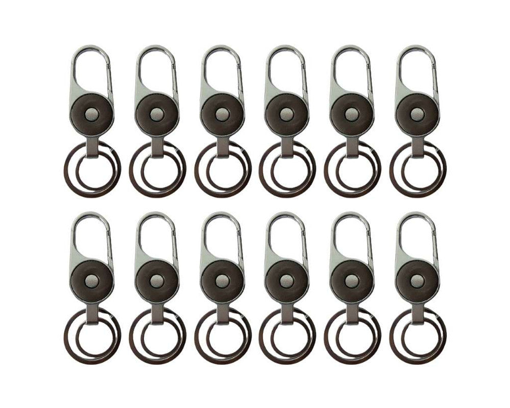 SILVER STAINLESS STEEL CIRCLE DARK – Set of  12