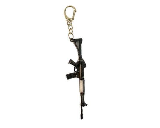 KEYCHAIN BLACK MACHINE GUN   – Set of 12