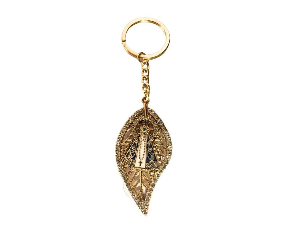 GOLDEN KEYCHAIN OUR LADY OF APPARITIONS- Set of 12