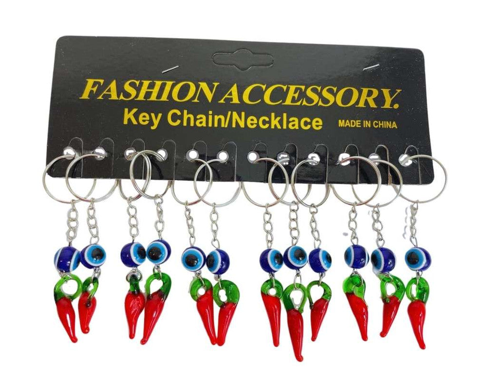 KEYCHAIN RED PEPPER – Set of 12