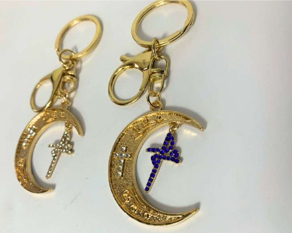 GOLDEN KEYCHAIN FAITH MOON – 12