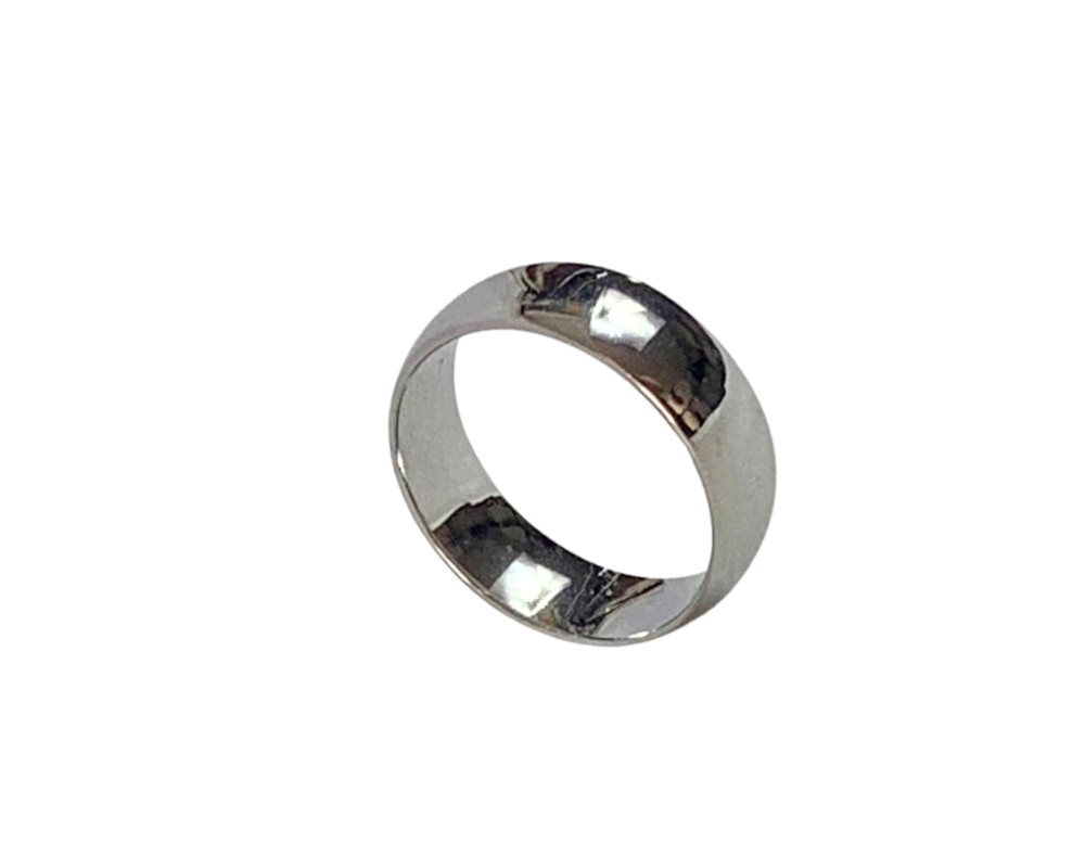 SILVER STAINLESS STEEL RING 8MM – 36 UNITS
