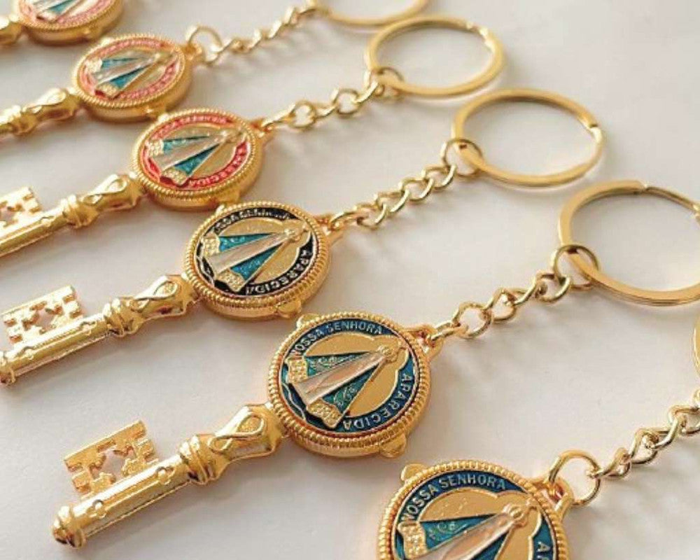 GOLDEN KEYCHAIN WITH APPEARED SYMBOL- Set of 12