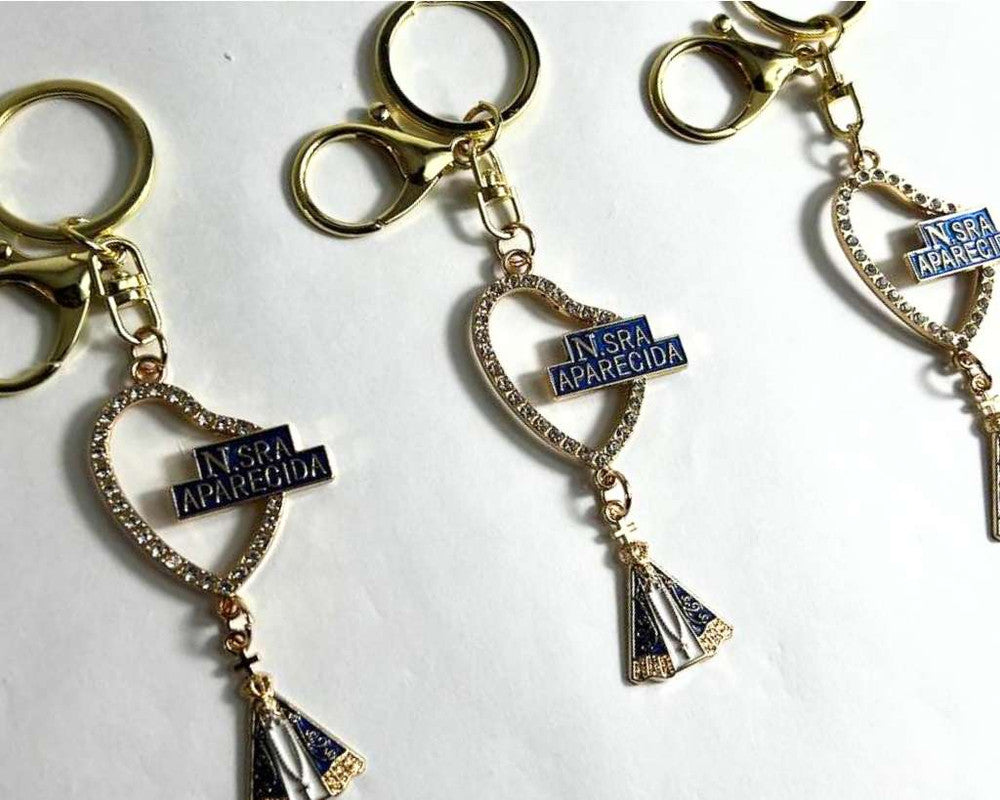 GOLDEN KEYCHAIN O.LADY APPARITIONS THIRD. C  – Set of  12