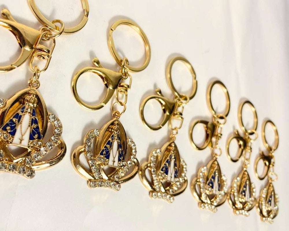 GOLDEN KEYCHAIN O. LADY APPARITIONS SHELL – Set of 12