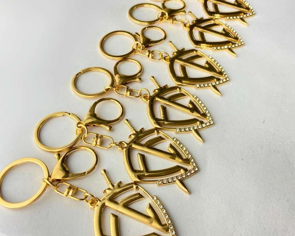 GOLDEN KEYCHAIN (FAITH/ FE) – Set of 12