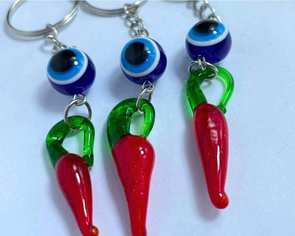 KEYCHAIN RED PEPPER – Set of 12