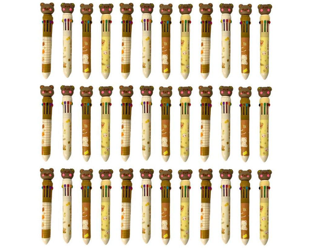 TEDDY PEN 10 COLORS in 1 - Set of 36