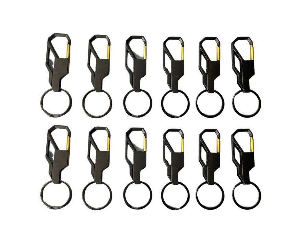 GOLDEN KEYCHAIN STRONG BLACK YELLOW – Set of  12