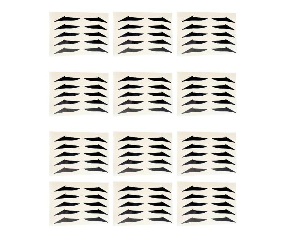 BLACK ADHESIVE EYELINER – Set of 12