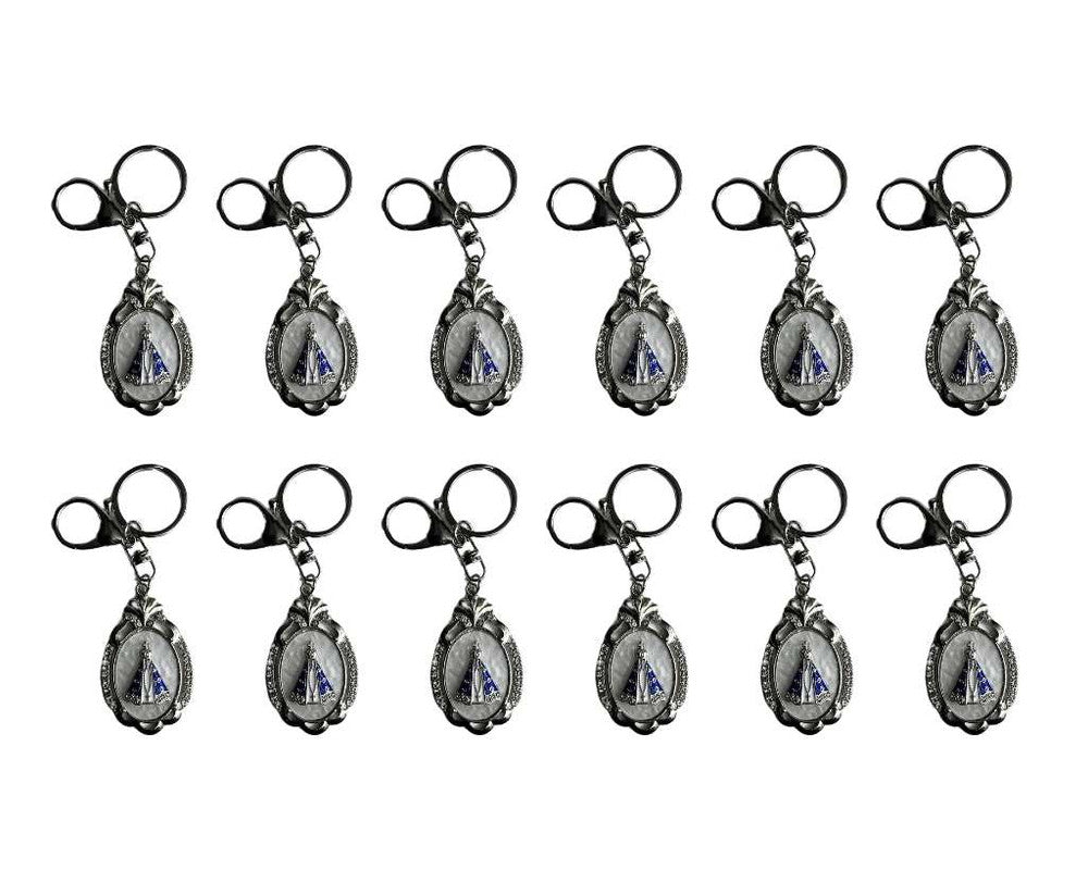 SILVER STAINLESS STEEL O.LADY APPARITIONS – Set of 12