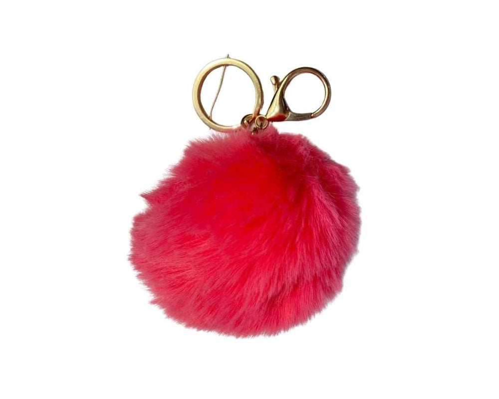 KEYCHAIN FLUFFY COLORED – Set of 12