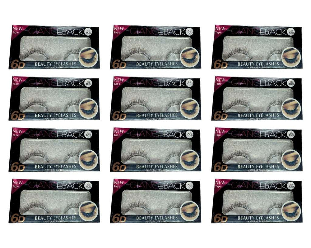 FALSE VOLUMINOUS  EYELASHES 6D – 109 – 12 PARES