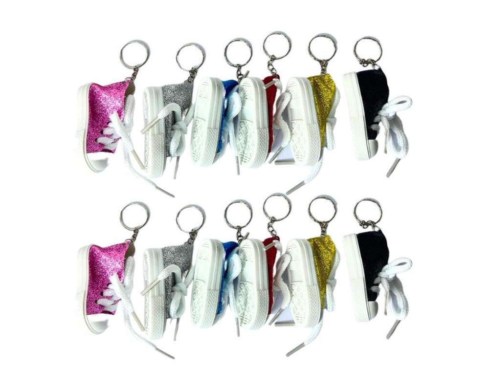 KEYCHAIN COLORED SNEAKER BRIGHT –Set of  12
