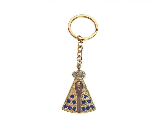 GOLDEN KEYCHAIN OUR LADY OF APPARITIONS -Set of 12