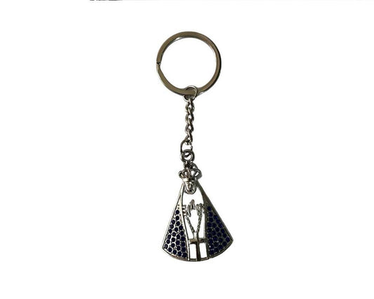 SILVER KEYCHAIN O. LADY APPARITIONS- Set of 12