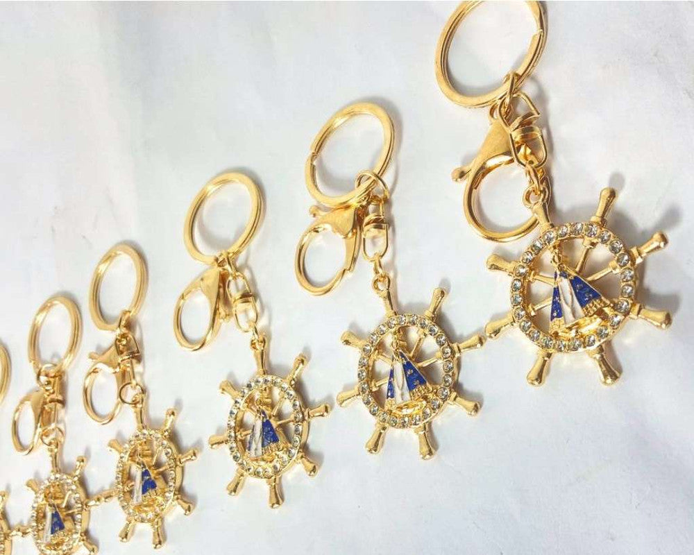 GOLDEN KEYCHAIN O.LADY APPARITIONS – Set of  12